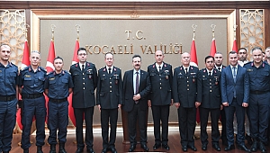 Jandarma teşkilatı Vali Aksoy’a gitti