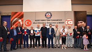 Kıbrıs kahramanlarımız onurlandırıldı
