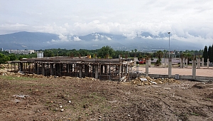 Kültür merkezinin kaba inşaatı tamamlandı