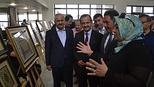 Kursiyerler el emeklerini görücüye çıkarttı