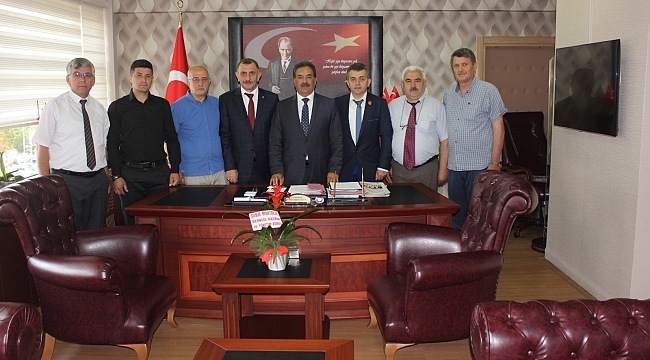 Muhtarlar Güler'i ziyaret etti