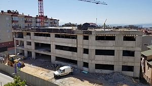 Otoparkın tüm katları şekillendi