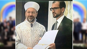 Tatlı, Erbaş'tan başarı belgesini aldı