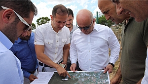 Bıyık'tan mezarlık alanına inceleme