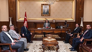 Bıyık, Vali Aksoy'u ziyaret etti