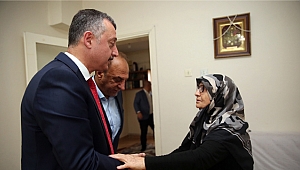 Büyükakın, Edip Zengin'in ailesini ziyaret etti