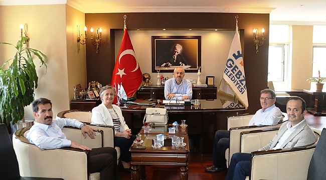 Büyükgöz, vekilleri makamında konuk etti
