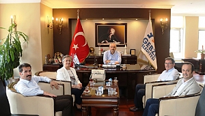 Büyükgöz, vekilleri makamında konuk etti