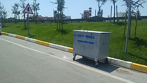 Dilovası'nda çöp konteynerleri yenilendi