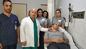 Farabi'de çirkin olay; Güvenlik görevlisi darp edildi!