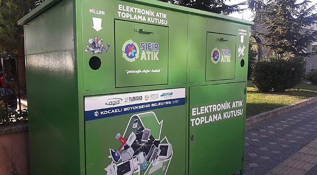 Gebze'de elektronik atıklar bu kutuya atılacak!