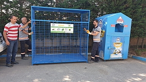 Gebze’deki geri dönüşüm kafesleri yenilendi