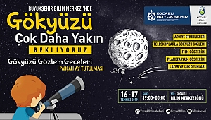 ‘’Gökyüzü Gözlem Geceleri’’ başlıyor