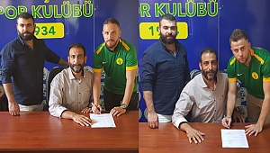 İlk imzalar Ömer ve Ahmet’ten