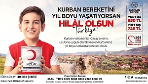 Kızılay Darıca kurban çağrısında bulundu