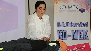 KO-MEK, GTÜ'ye ilk yardım eğitimi verdi