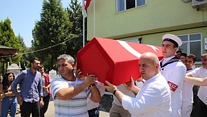 Merhum askerimiz son yolculuğuna uğurlandı