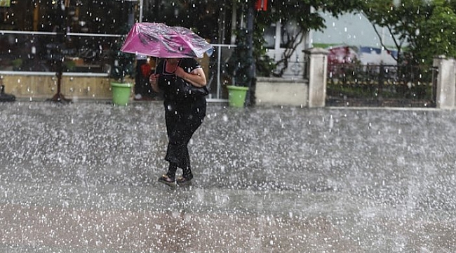 Meteoroloji'den 3 il için sağanak ve dolu uyarısı