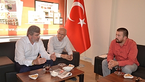 Sami Çakır'dan gazetemize ziyaret