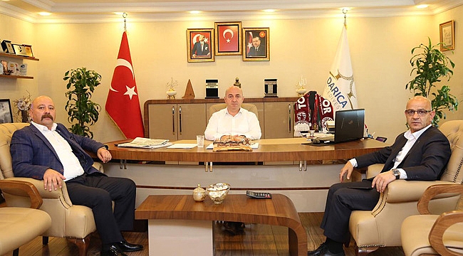 Ünlü, Muzaffer Bıyık'la bir araya geldi