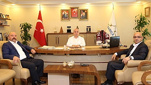 Ünlü, Muzaffer Bıyık'la bir araya geldi