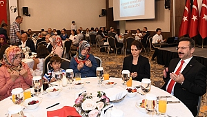 Vali Aksoy, şehit ve gazi yakınlarını ağırladı