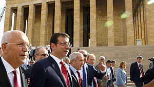"Yine gider, yine yazarız!" demişti. İmamoğlu Anıtkabir'de!