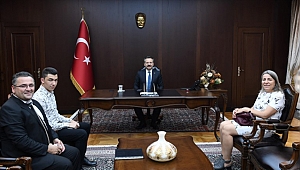 Aksoy, geleceğin valisini ağırladı