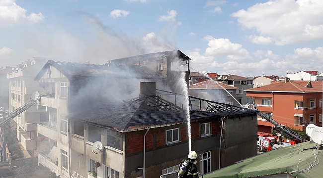 Arapçeşme’de korkutan yangın