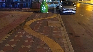 Araz, engelli şeridine dikkat çekti