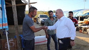 Bıyık'tan kurban pazarına inceleme