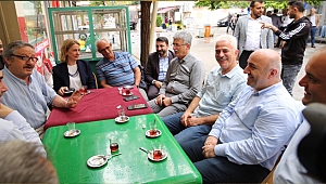 Bıyık, Zeybek ve Ellibeş esnafı dinledi