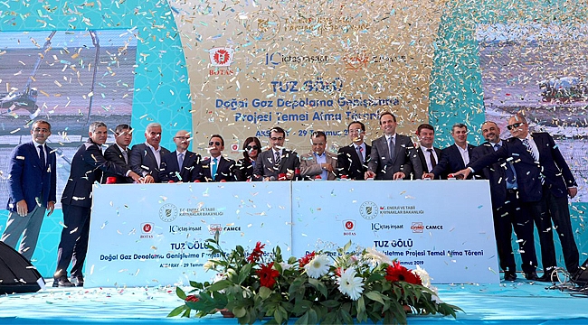 Doğal Gaz Depolama Genişletme Projesi’nin temeli atıldı