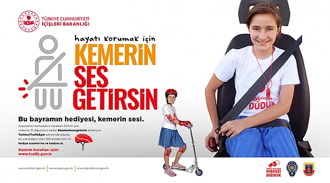 EGM'den emniyet kemeri farkındalığı