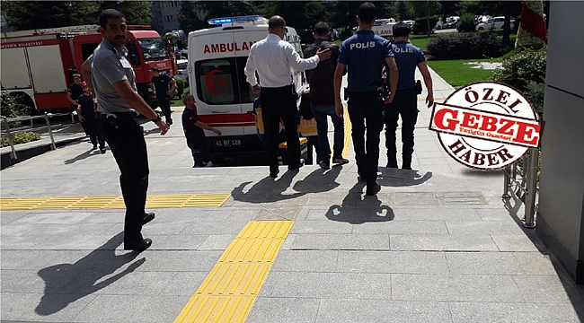 Gebze Belediyesi'nde intihar girişimi