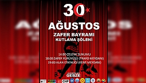 Gebze'de büyük zafer yürüyüşü