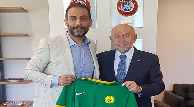 Gülen, TFF'deydi
