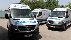 Hasta nakil ambulansları bayramda görev başında