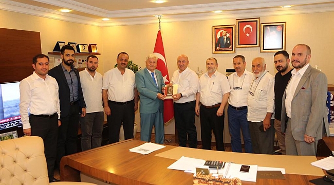 Mehmet Aras, başkanlara gitti