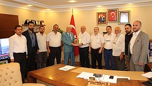 Mehmet Aras, başkanlara gitti