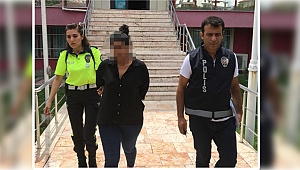 Sahte çekle kapı almaya çalışırken yakalandı!