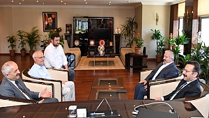 Vali Aksoy'dan Büyükgöz'e iade-i ziyaret