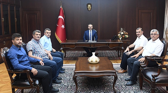 Vali Aksoy, muhtarları ağırladı