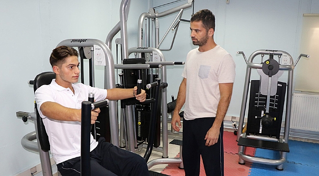 Beyaz Kalpler, fitness eğitimi alıyor