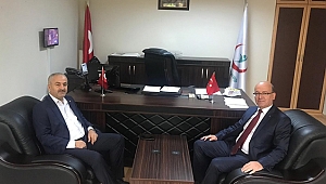 Büyükgöz, Kadıoğlu'na 'Hayırlı olsun' dedi