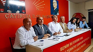 CHP Çayırova, iki gündem maddesiyle toplandı
