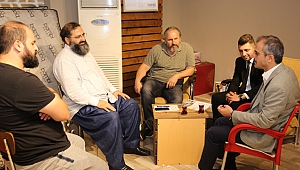 Çiftçi, esnaflarla bir araya geldi