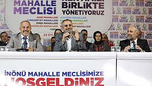 Çiftçi, İnönü Mahallesi sakinlerini dinledi