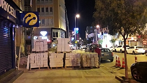 Gebze'de kaldırım işgali