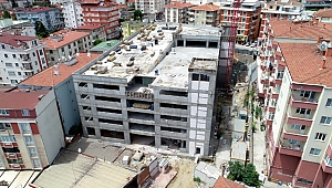 Gebze otoparkının iç katları şekilleniyor